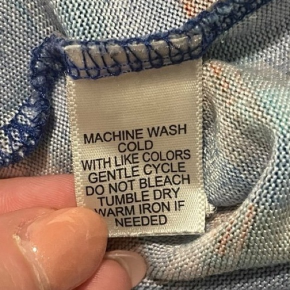 Self Esteem Small Blue Plaid Button Up Shirt - Picture 8 of 9